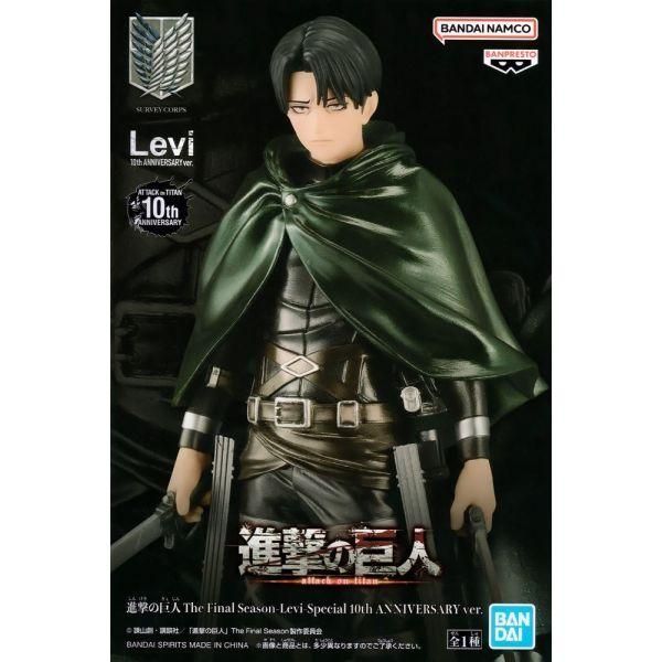Фигурка Bandai Spirits Special 10th Attack on Titan Levi Атака Титанов Леви 17 см BS S10 AOT L 17 BS S10 AOT L 17 фото