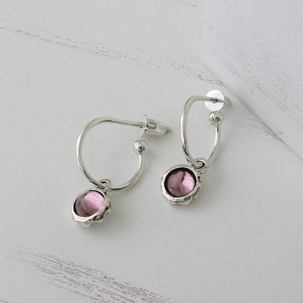 Серьги серебряные Цефеида light amethyst 925 83-11104S01-5066s фото