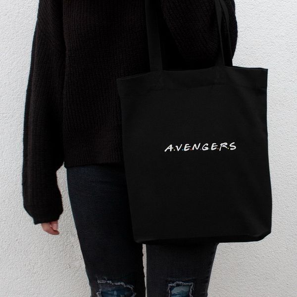 Экосумка MARVEL "A.V.E.N.G.E.R.S.", Черный, английский 2603862680 фото