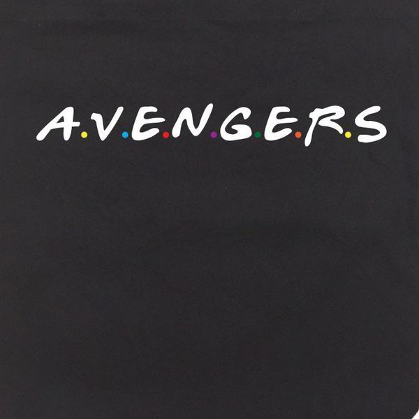 Экосумка MARVEL "A.V.E.N.G.E.R.S.", Черный, английский 2603862680 фото