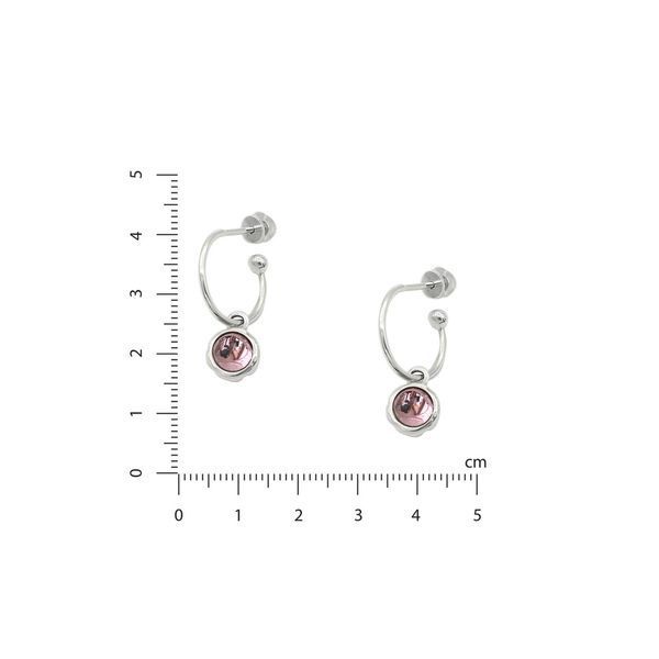 Серьги серебряные Цефеида light amethyst 925 83-11104S01-5066s фото