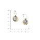 Серьги серебряные с монетами Афина gold 925 28-12404SG-5064s фото 3