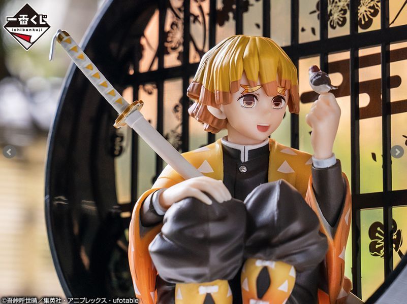 Фігурка Bandai Spirits Клинок, що розсікає демонів Зеніцу Агацума Demon Slayer Zenitsu 20 см BS DS Z 20 2897334877 фото