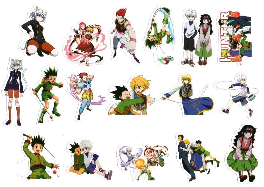 Стікерпак Хантер х Хантер Набір наклейок Hunter &times; Hunter 50 штук 2881877517 фото