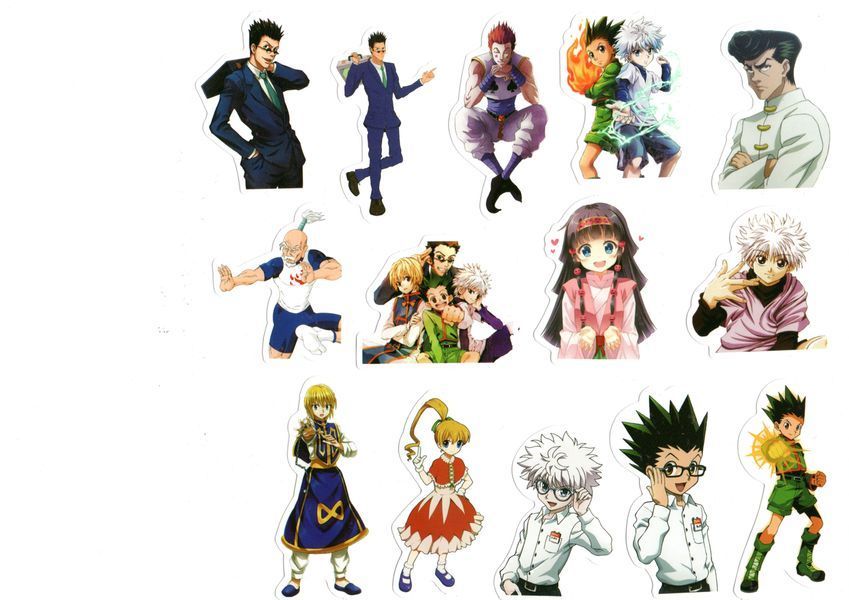 Стікерпак Хантер х Хантер Набір наклейок Hunter &times; Hunter 50 штук 2881877517 фото