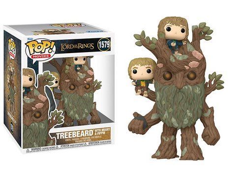 Фигурка Funko Pop Властелин Колец Древобород c Мерри и Пиппин Lord of the Ring Treebeard Merry Pippin 17 см FP LR TMP 1579 фото