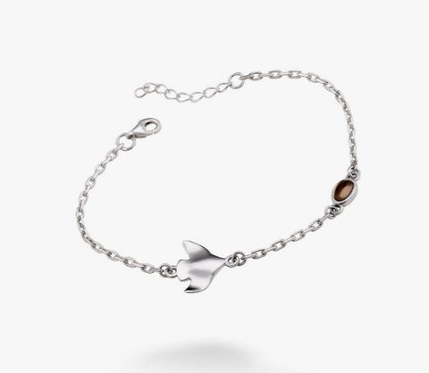 Браслет цепочка серебряный Благовещение BLACK DIAMOND 925 17 см+3 см 185-S15-5168b-1 фото