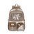 Рюкзак стильный Коричневый с прозрачными отсеками&nbsp;Stylish Backpack Brown 45x36 2797017163 фото