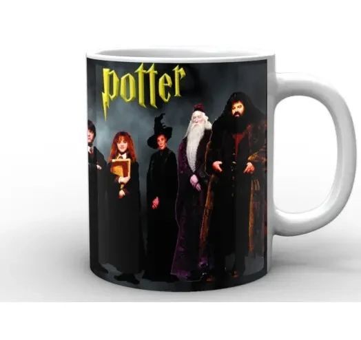 Кружка GeekLand Harry Potter Гаррі Поттер учні Гоґвортсу HP.02.012 Біла HP.02.012 Белая фото