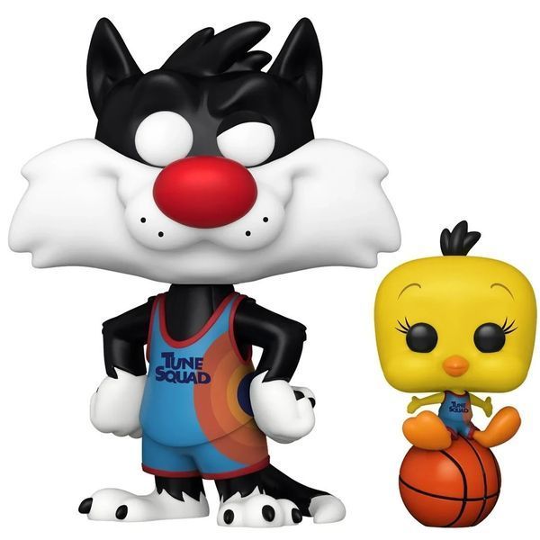 Фігурка Funko Pop Фанко Поп Space Jam Sylvester and Tweety Сильвестр і Твіті 10 см SJ AW ST 1087 SJ AW ST фото