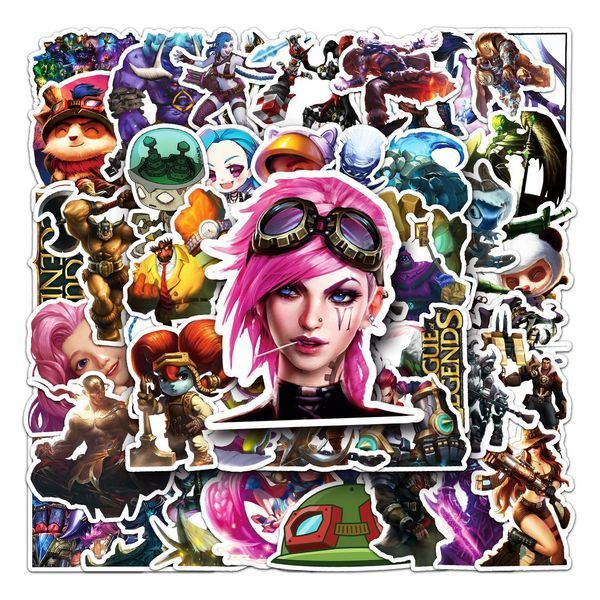 Стикерпак Набор наклеек GeekLand Лига легенд League of Legends 50 штук 2881878534 фото