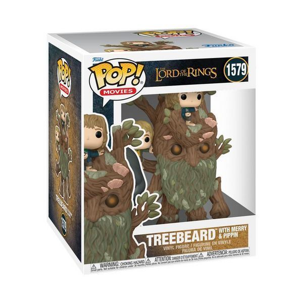 Фигурка Funko Pop Властелин Колец Древобород c Мерри и Пиппин Lord of the Ring Treebeard Merry Pippin 17 см FP LR TMP 1579 фото