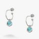 Серьги серебряные с голубыми камнями Цефеида indicolight 925 83-11104S06-5066s фото 1
