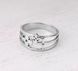 Кільце срібне Люкс 925 Rhodium 19.5 розмір 2564746433 фото 3