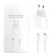 Сетевое зарядное устройство USB-C блок питания 20W с кабелем Lightning Type-C 2426083248 фото