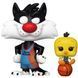 Фігурка Funko Pop Фанко Поп Space Jam Sylvester and Tweety Сильвестр і Твіті 10 см SJ AW ST 1087 SJ AW ST фото 2
