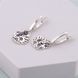 Серьги серебряные с подвесками-птицами Дивоптах Amethyst 925 Zirkon 2686058595 фото 1