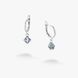 Серьги серебряные с подвесками Мерцание Голубой Топаз 925 Zirkon 2749348270 фото 2