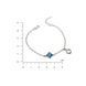 Браслет Лириды Dark Aquamarine 925 17 см+3 см 73-11103S05-5068_1br фото 2