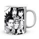 Кружка Geek Land біла Наруто Naruto Персонажі Спина&nbsp;Чорно-білий NA.02.310 NA.02.310 фото 1