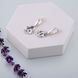 Серьги серебряные с подвесками-птицами Дивоптах Amethyst 925 Zirkon 2686058595 фото 5