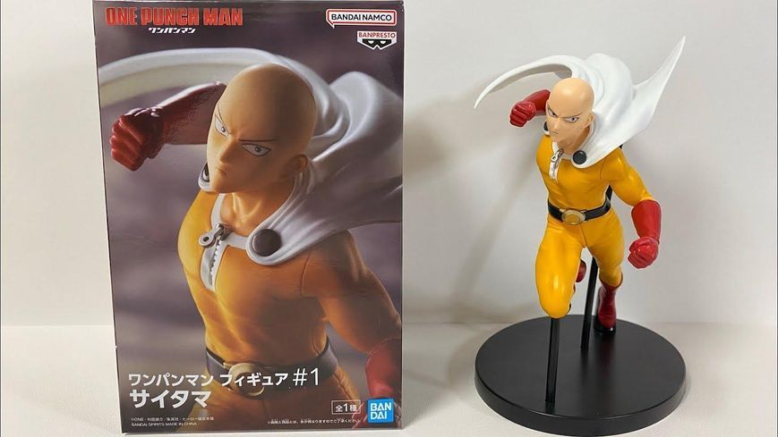 Фігурка Bandai Spirits Сайтам Saitama Ван Панч Мен One Puch Man 14 см BS OPM S BS OPM S фото