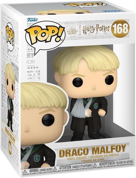 Фигурка Funko Pop Гарри Поттер Драко Малфой Harry Potter Draco Malfoy 10 см HP DM 168 HP DM 168 фото
