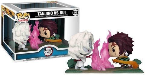 Фигурка Фанко поп Клинок рассекающий демонов Танджиро Руи Funko Pop Demon Slayer Tanjiro vs Rui DS TR 1034 DS TR 1034 фото