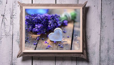 Поднос с подушкой Лаванда Прованса 125809 фото