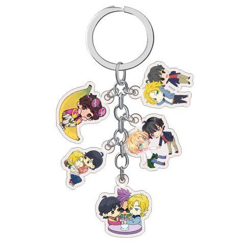 Брелок акриловий Бананова риба Banana Fish 11 см 2490864134 фото