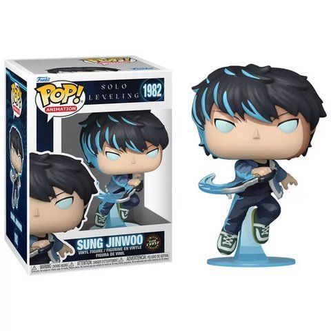 Фігурка Funko Pop Тільки я візьму новий рівень Сон Джин Ву Solo Leveling Jin Woo Sung Chase 10 см FP SL SJ C 1982 2912464670 фото