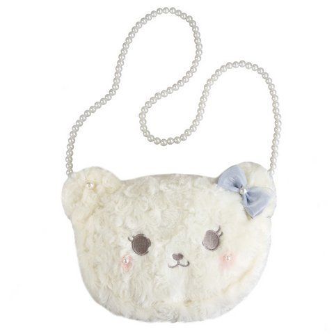 Плюшева сумка через плече Ведмедик з бантиком Teddy bear with a bow 25х19 см 2986664280 фото