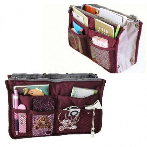 Органайзер сумка в сумку Bag in bag maxi бордовый 2426069185 фото