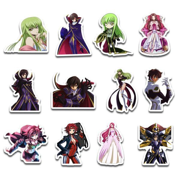 Стикерпак Набор наклеек GeekLand Код Гиасс Code Geass 45 штук SP CG 01 SP CG 01 фото
