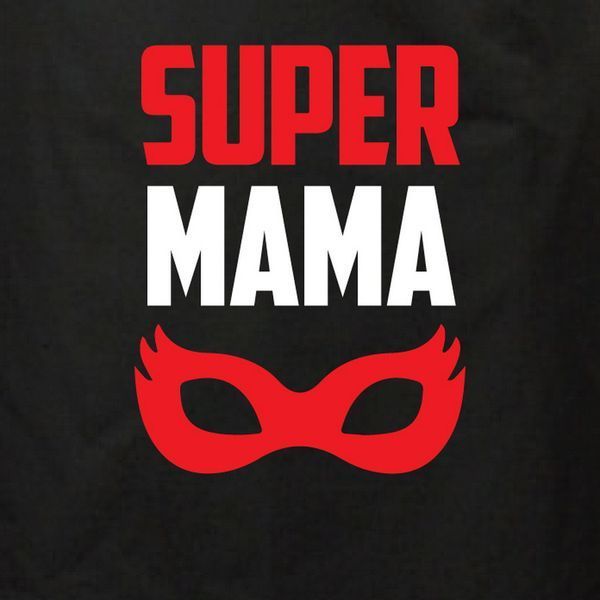 Фартук "SUPER MAMA", Черный 2603862645 фото