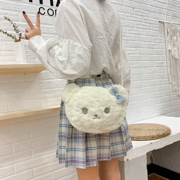Сумка плюшевая через плечо Мишка с бантиком Teddy bear with a bow 25х19 см 2986664280 фото
