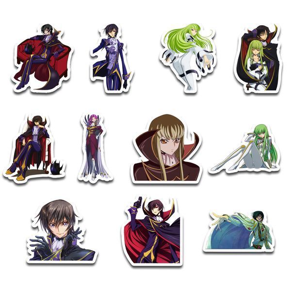 Стикерпак Набор наклеек GeekLand Код Гиасс Code Geass 45 штук SP CG 01 SP CG 01 фото