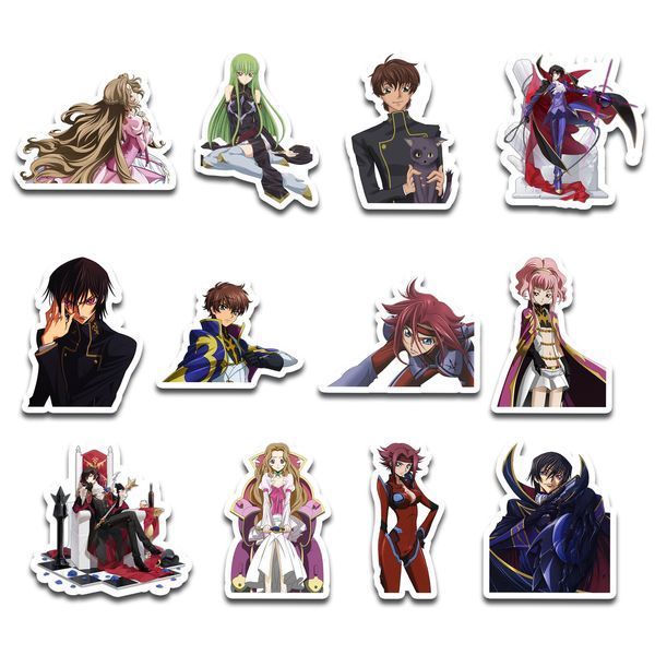 Стикерпак Набор наклеек GeekLand Код Гиасс Code Geass 45 штук SP CG 01 SP CG 01 фото