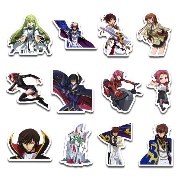Стикерпак Набор наклеек GeekLand Код Гиасс Code Geass 45 штук SP CG 01 SP CG 01 фото