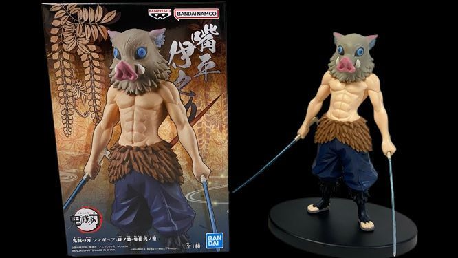 Фигурка Bandai Иноске Хашибира Hashibira Inosuke Клинок рассекающий демонов Demon Slayer 16 см B HI DS 16 2605893960 фото
