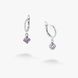 Серьги серебряные с подвесками Мерцание Lavender 925 Zirkon 2749348271 фото 2