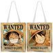 Шоппер эко-сумка Ван Пис One Piece 36 х 33 см двухсторонний 2899639538 фото 1