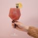 Келих діамант "Cheers Bitches" на ніжці, англійська, Крафтова коробка 2603913930 фото 2