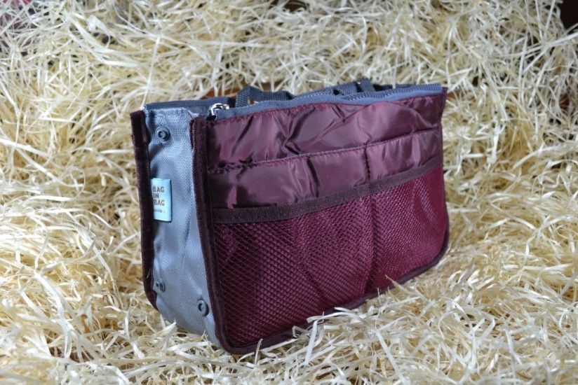 Органайзер сумка в сумку Bag in bag maxi бордовий 2426069185 фото