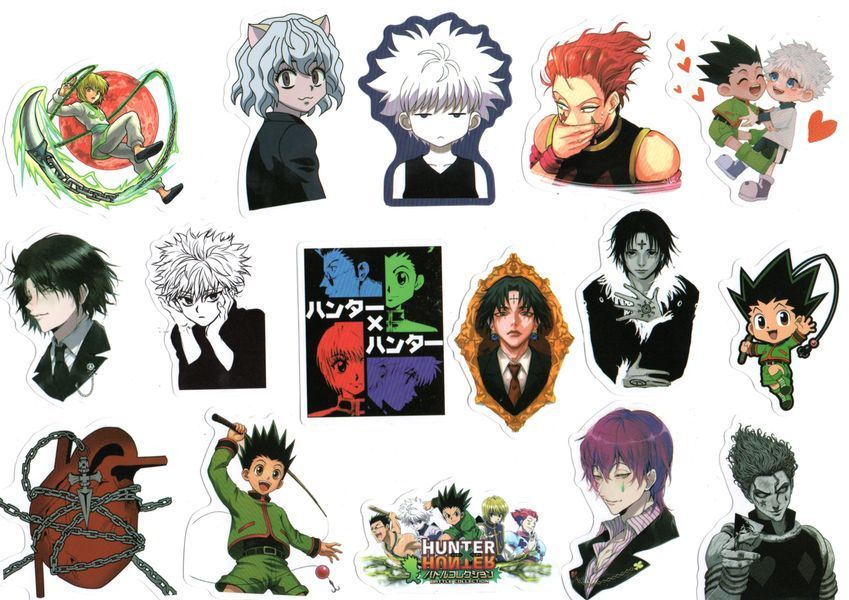 Стикерпак Хантер х Хантер Набор наклеек Hunter &times; Hunter 50 штук 2881877519 фото