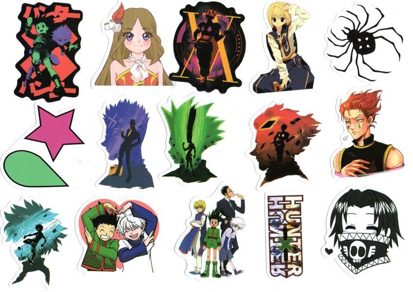 Стикерпак Хантер х Хантер Набор наклеек Hunter &times; Hunter 50 штук 2881877519 фото