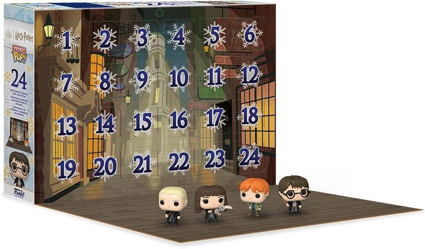 Адвент календарь Funko Фанко Гарри Поттер 24 виниловых фигурки Harry Potter WST HP АС MC WST HP АС MC фото