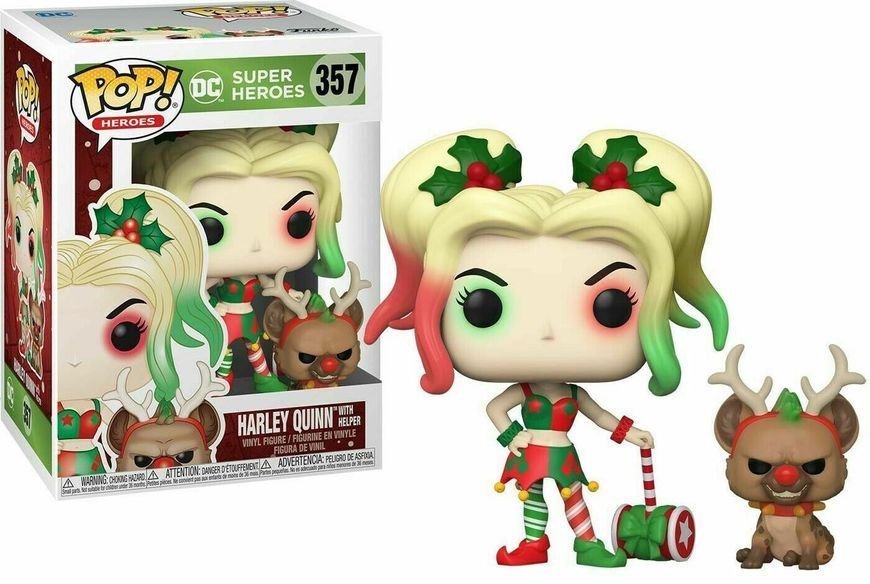 Фігурка Funko Pop Фанко Поп Супер герої Харлі Квін Super Heroes Holidays Harley Quinn and Bruce SН HQ 357 SН&nbsp;HQ 357 фото