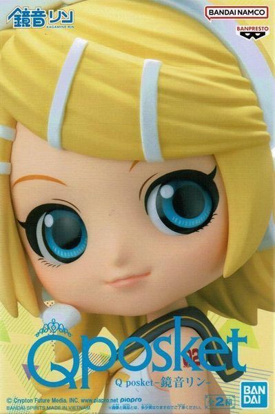 Фигурка Banpresto Q Posket Kagamine Rin Кагаминэ Рин 14 см B QP KR A B QP KR фото