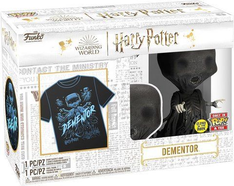Набір Funko Pop Tee Set Гаррі Поттер Дементор Harry Potter Dementor Glow in the Dark 10 см FPT HP D S 10 2560062910 фото